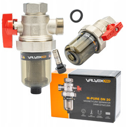 Zawór Kątowy Z Filtrem Separatorem Magnetycznym Ø 3/4"