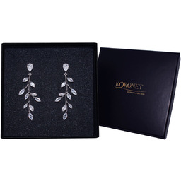 Kolczyki Na Ślub Prezent Rustykalne Swarovski Boho Ślubne