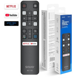 SAVIO PILOT UNIWERSALNY/ZAMIENNIK DO TV TCL-SMART TV RC-23