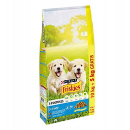Friskies Junior 10+5kg Gratis Sucha Karma Dla Szczeniąt