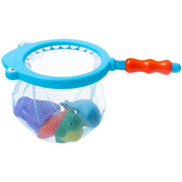 BOCIOLAND Siateczka Rekin + zabawki do kąpieli