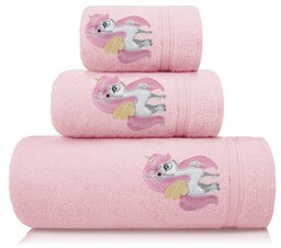 Ręcznik kąpielowy dziecięcy gruby 70x140 Jednorożec Spod Igły
