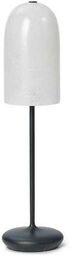 Ferm Living - Gry Portable Lampa Stołowa Black/Translucent