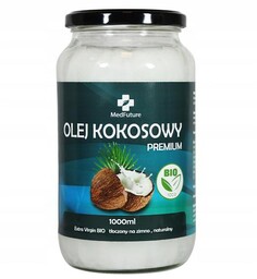 MedFuture Olej kokosowy Extra Virgin BIO nierafinowany, 1000ml
