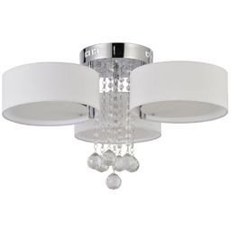 Plafon Gambela 3xE27 + LED biała LP-991/3C WH