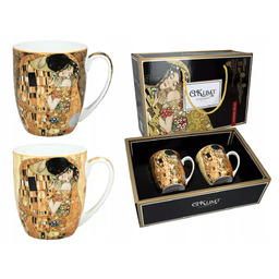 Kpl. 2 kubków G. Klimt Pocałunek Carmani