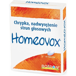 BOIRON Homeovox Chrypka i nadwyrężenie strun głosowych, 60