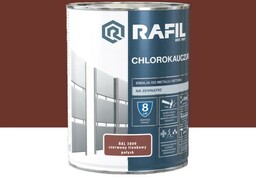 RAFIL Emalia Chlorokauczukowa czerwony tlenkowy połysk RAL3009 0,9L