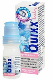 QUIXX Baby woda morska do oczyszczania nosa, 10
