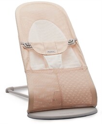 BabyBjorn, Leżaczek Balance Soft Mesh, Różowy/Biały