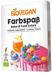 Biovegan Barwniki spożywcze bezglutenowe 6 szt. 48 g