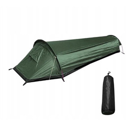 Namiot Jednoosobowyi Norka zielony WODOODPORNY ULTRALIGHT