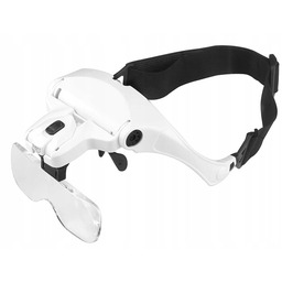 Okulary Powiększające Lupa Precyzyjne z Led 5x soczewek