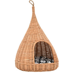 Domek dla kota VIDAXL z poduszką, tipi, 40x60