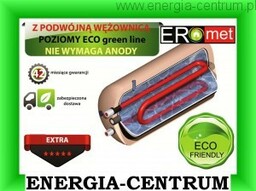 Bojler ERMET 80l podwójna wężownica poziomy (+ skaj)