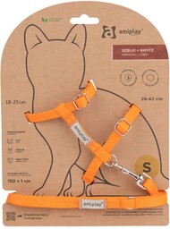 AMIPLAY Szelki plus smycz dla kota S Samba