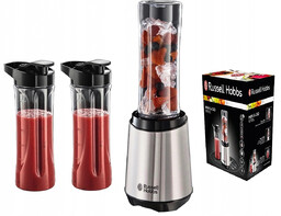 2 butelki Blender kielichowy Russell Hobbs 300W kruszenie
