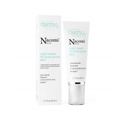 Nacomi, Lekki krem do skóry trądzikowej, 50ml