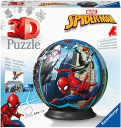 Puzzle 3D Kula: Spiderman