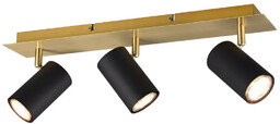 Potrójna lampa sufitowa MARLEY 802400380 Trio reflektorki czarna