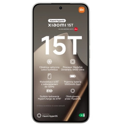 Xiaomi 15T 12/512GB Funkcje AI 6,83" 120Hz 50Mpix