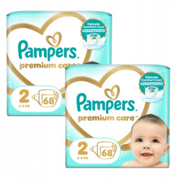 Zestaw Pampers Premium Care Pieluszki pieluchy roz. 2,