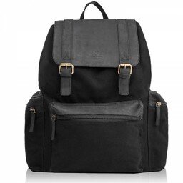 Plecak męski vintage PAOLO PERUZZI czarny T-37-BL