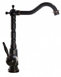 REA-B0183 Bateria umywalkowa wysoka Bona Old Black