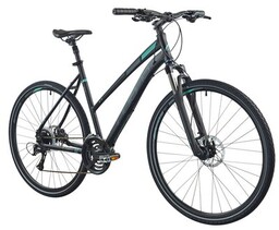 INDIANA Rower crossowy X-Cross 3.0 D21 damski Czarno-turkusowy