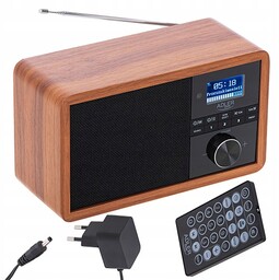 Radio Sieciowe Dab/FM z Anteną Bluetooth/Budzik/USB Pilot Adler