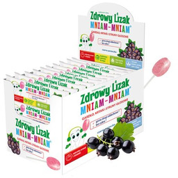 Starpharma Lizak MNIAM-MNIAM Na gardło Czarnej porzeczki (40