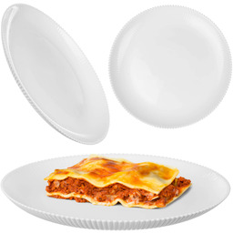 Talerz płytki Regno 26.5 cm biały 3 szt.