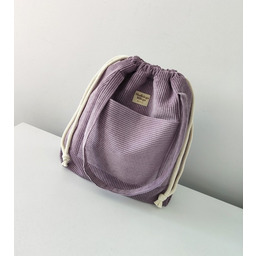 Pakamera Torba SummerBag LAVANDA-duża lawendowa torba sztruksowa