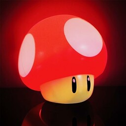 Super Mario Brothers Mushroom lampka na figurę, oficjalnie