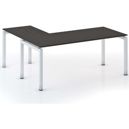 Narożne biurko PRIMO SQUARE, 180x180 cm, wenge