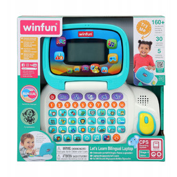 Laptop Dwujezyczny Edukacyjny interaktywny