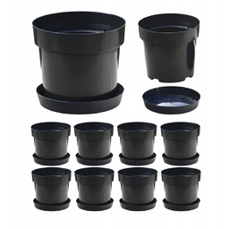 Doniczki produkcyjne DonKwiat RW7 7L 24cm okrągłe