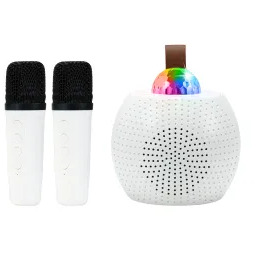 Musicmate MM-SC150 GleamStar Bluetooth Biały Zestaw karaoke