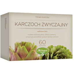 Karczoch zwyczajny Tylko Natura, 60 kapsułek