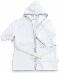 Italbaby Szlafrok z bawełny frotte 6-18 miesięcy, biały,