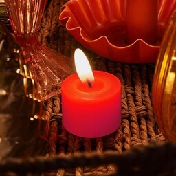 Talking Tables Bateria bezpłomieniowa czerwona świeca LED Tealight