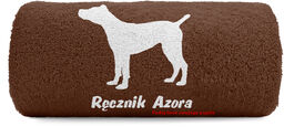 Psi Ręcznik 100x50 z haftem - Pies +