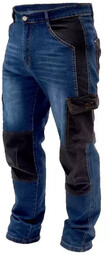 SPODNIE JEANS, DŻINSY ROBOCZE, SPODNIE Z DENIMU DEDRA