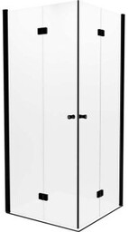 NEW TRENDY Kabina prysznicowa SUPERIA BLACK kwadratowa 90x90