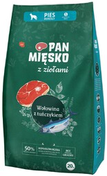 Pan Mięsko Z Ziołami Karma Sucha Dla Psa