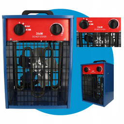 Nagrzewnica elektryczna 3000W IPX4 Termostat Do 30m2 Blaupunkt