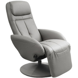 Fotel rozkładany optima recliner popielaty halmar