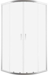 NEW TRENDY Kabina prysznicowa SUVIA półokrągła 80x80x185 szkło