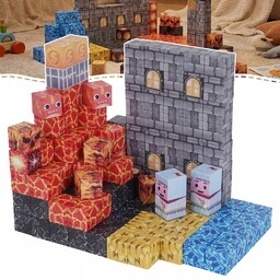 Magnetyczne Tetris Kostka Układanka 3D Gra Logiczna Edukacyjna