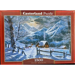 Puzzle 1500 elementów Castorland Układanaka Zimowa dla Dziecka